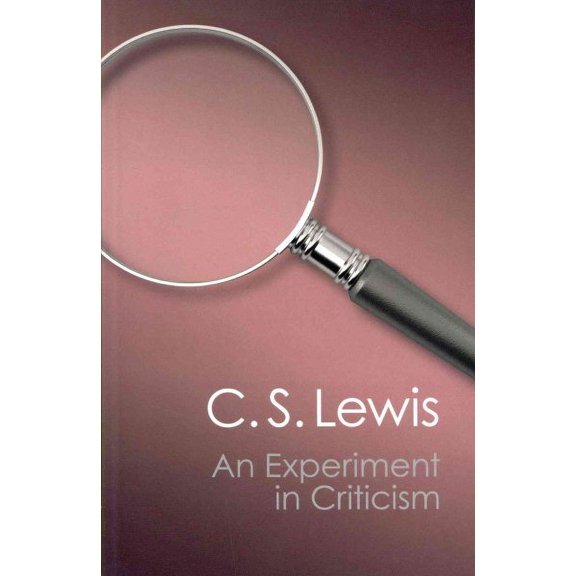 Pre-Owned An Experiment in Criticism (Canto Classics) Paperback