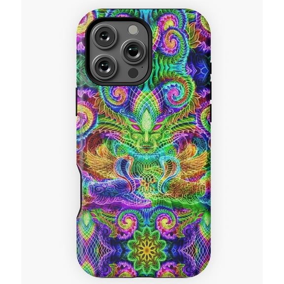 An Eye For An Eye Abstract Art Design Phone Case for iPhone 16 15 14 13 12 11 Pro Max