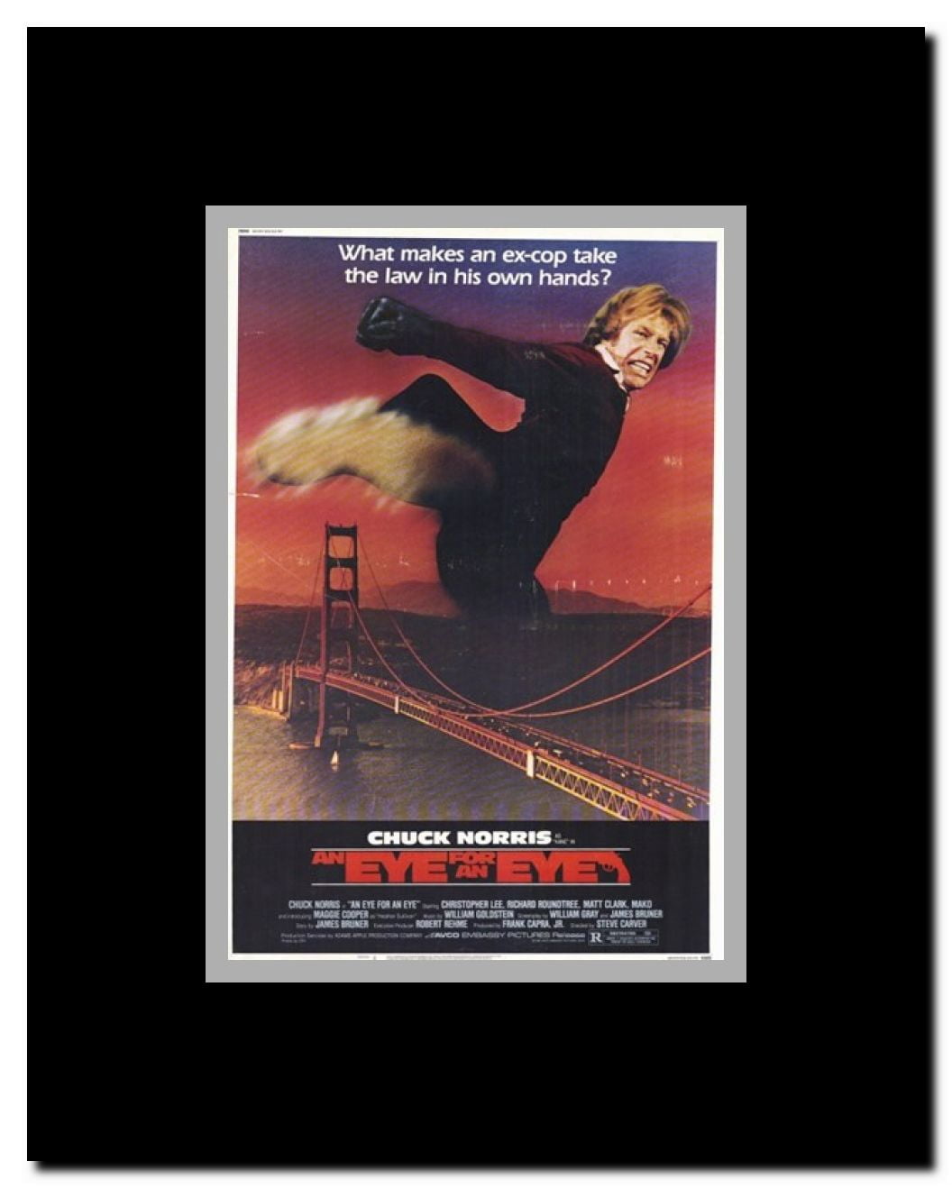 An Eye For An Eye Framed Movie Poster