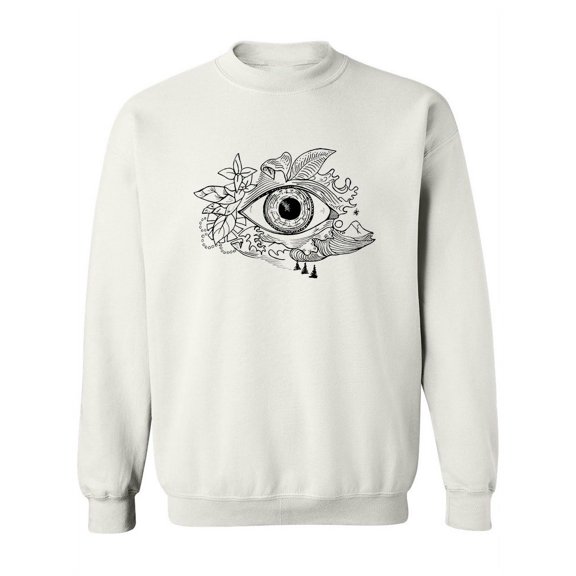 An Eye Landscape Sweatshirt Women -Image by Shutterstock, Female 4X-Large