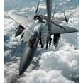 thumbnail image 1 of An F-15 E Strike Eagle receives fuel from a KC-10 Extender Poster Print by Stocktrek Images, 1 of 2