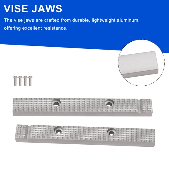 An Fitting Vise Jaw for most Older USA Models 6 1/2" Reversable Gray Vises for Craftsman