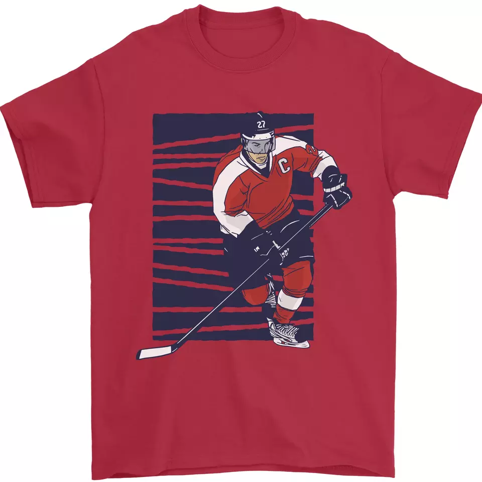 An Ice Hockey Player Men's 100 Cotton