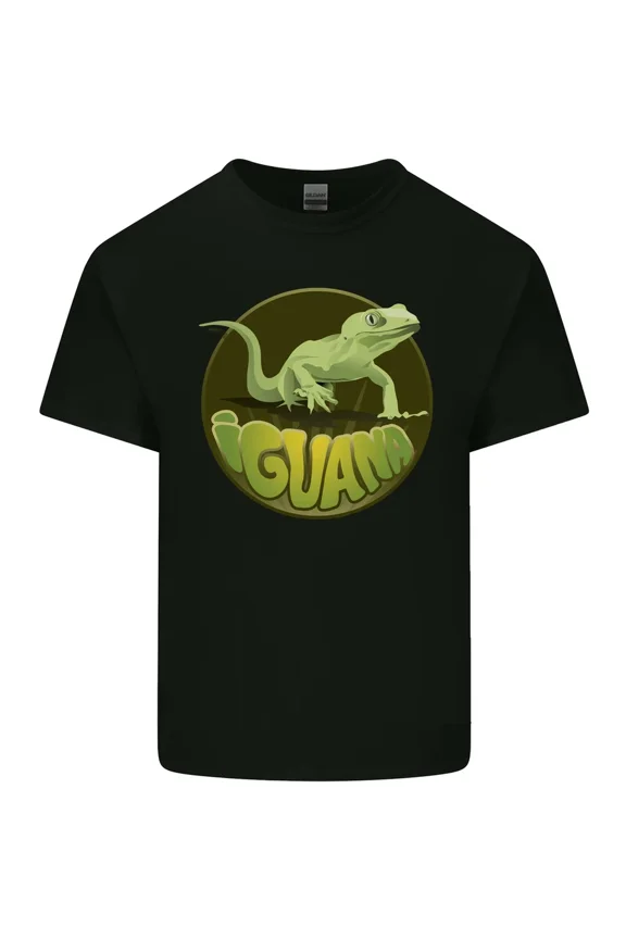 An Iguana Lizard Reptile Animal Nature Graphic Light Cotton Tee Shirt,for unisex up to 5XL