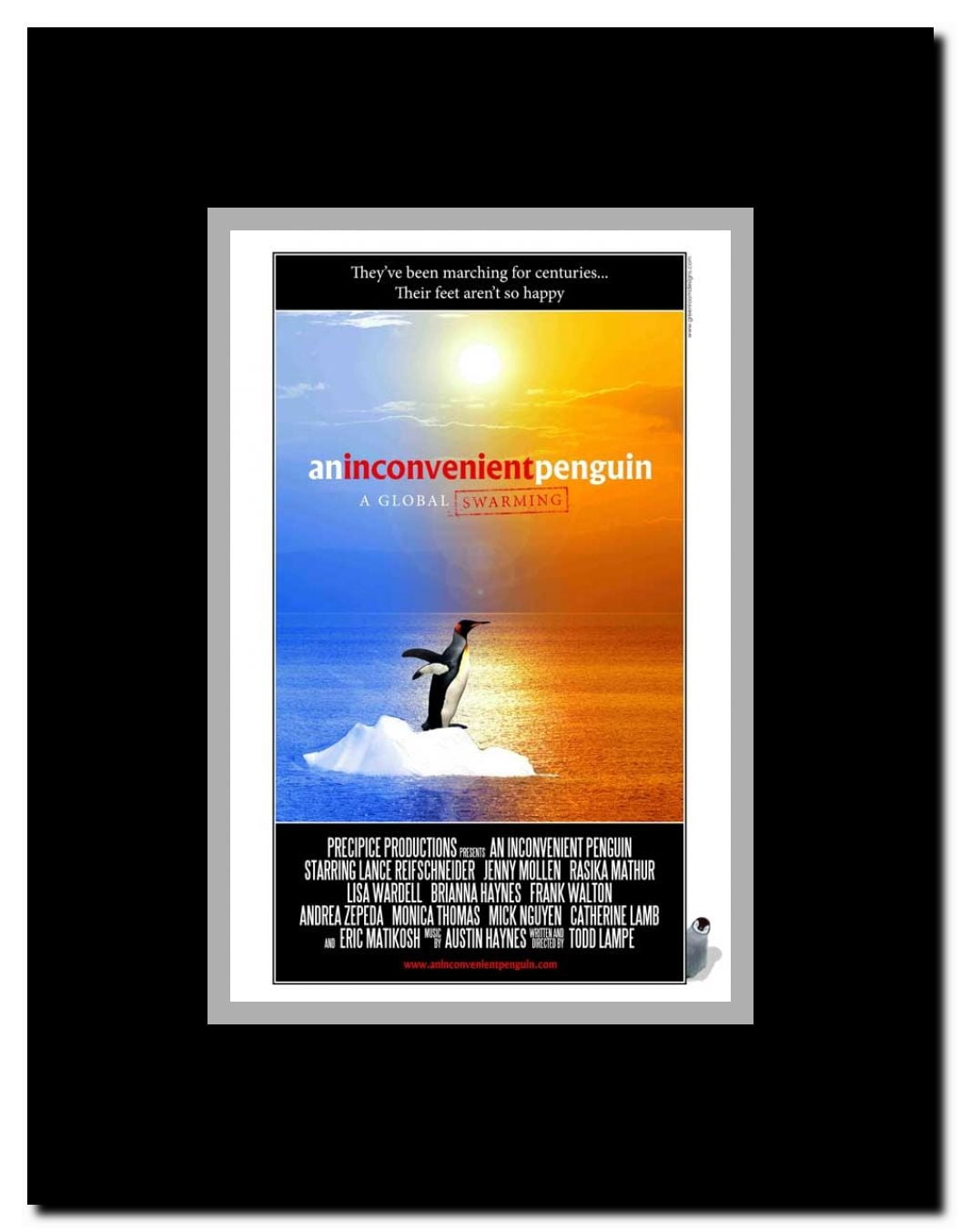 An Inconvenient Penguin Framed Movie Poster