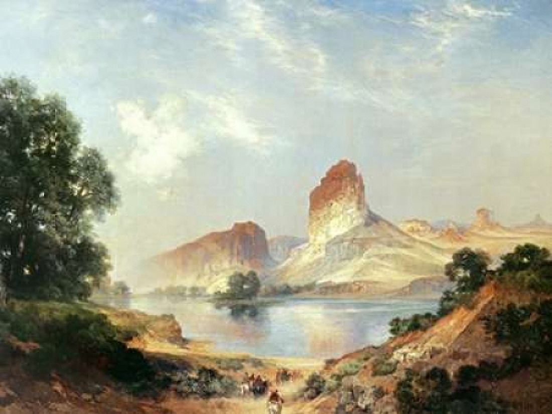An Indian Paradise Canvas Art - Thomas Moran (18 x 24)
