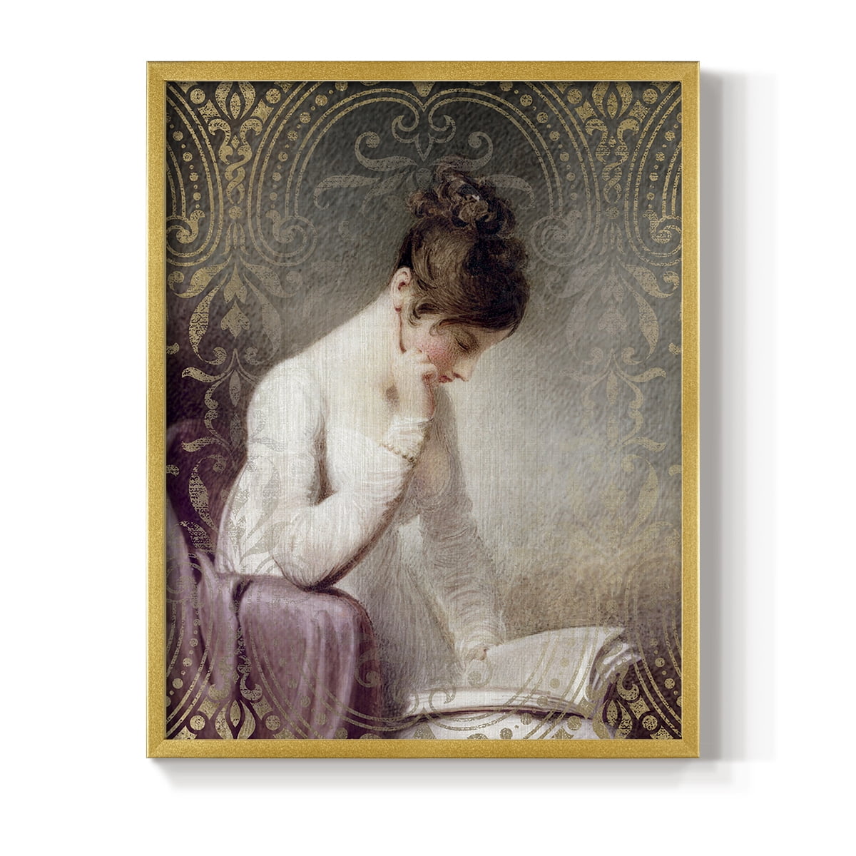 An Interesting Story in Paper Solid Wood 22 x 28 Framed Print