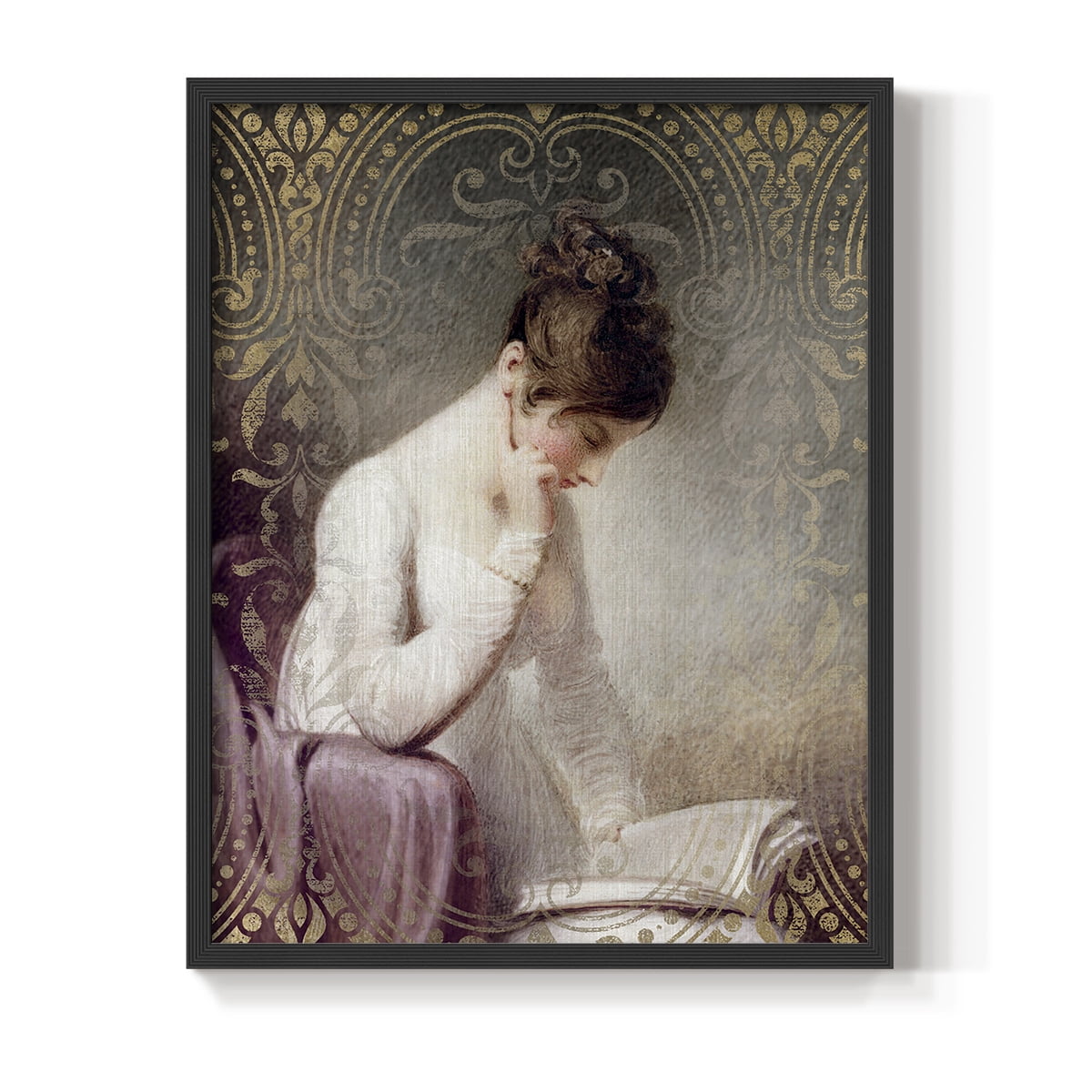 An Interesting Story in Paper Solid Wood 22 x 28 Framed Print