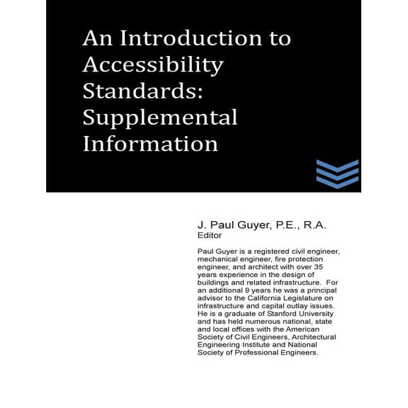 An Introduction to Accessibility Standards : Supplemental Information