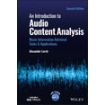 thumbnail image 1 of An Introduction to Audio Content Analysis: Music Information Retrieval Tasks and Applications, (Hardcover), 1 of 1