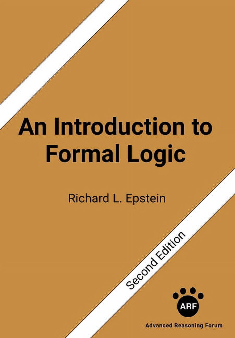 Introduction to Formal Logic 【jk2】 An Introduction to Formal Logic (Paperback) - Walmart.com