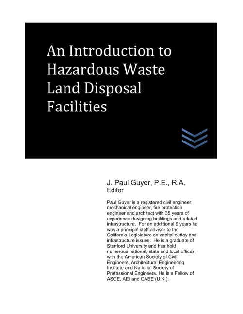 An Introduction to Hazardous Waste Land Disposal Facilities (Paperback)