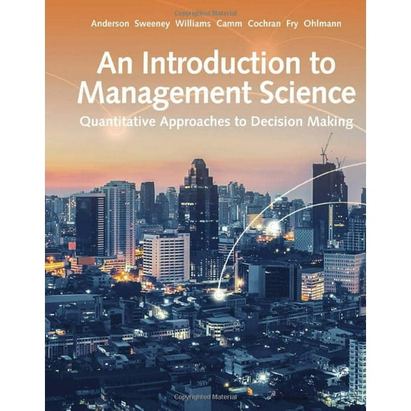 Pre-Owned An Introduction to Management Science (Hardcover)