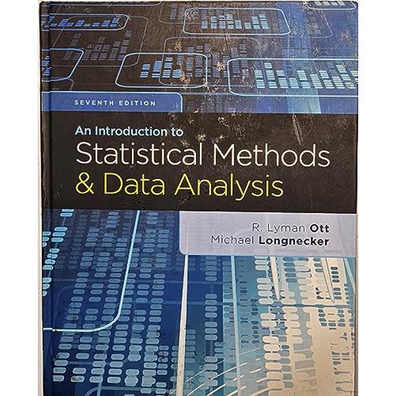 Pre-Owned An Introduction to Statistical Methods and Data Analysis (Hardcover) by R Ott, Micheal Longnecker
