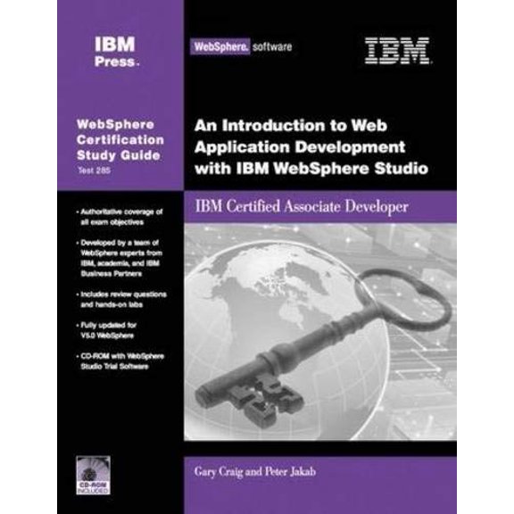 Pre-Owned An Introduction to Web Application Development with IBM Websphere Studio: Websphere Certification Study Guide [With CDROM] (Paperback) 1931182116 9781931182119