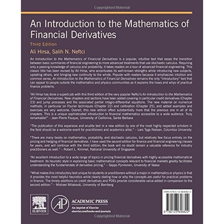 Pre-Owned An Introduction to the Mathematics of Financial Derivatives