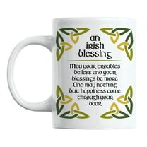 An Irish Blessing or Prayer Quotes White Ceramic Coffee & Tea Mug (11oz)