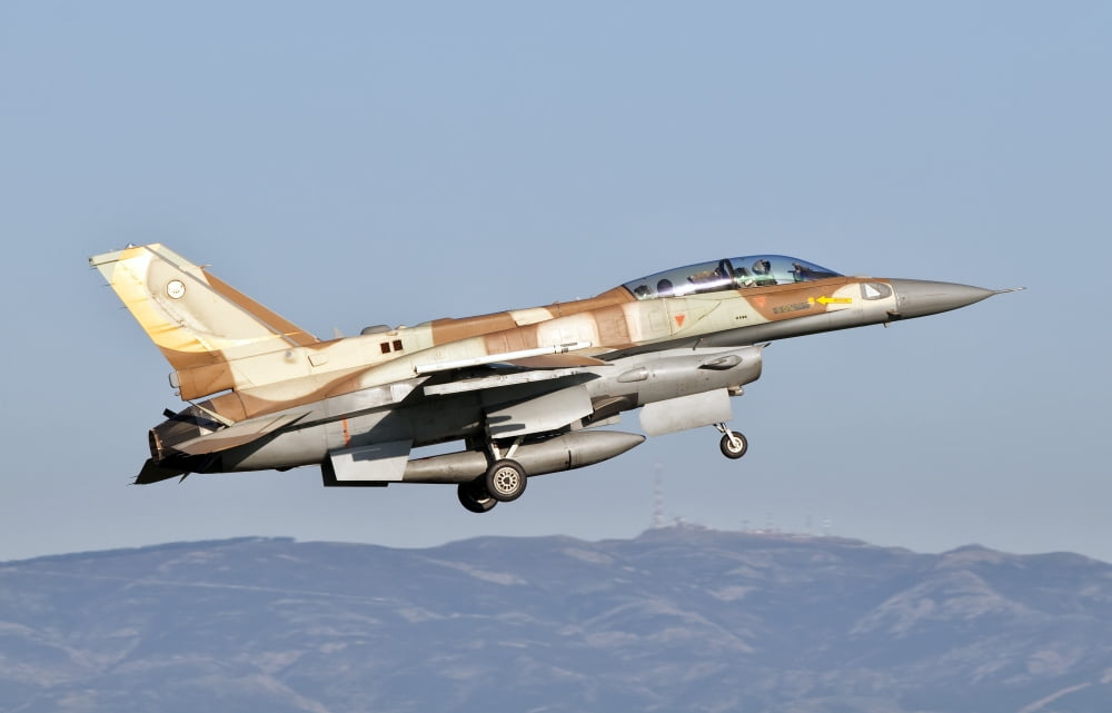 An Israeli Air Force F-16I Sufa Canvas Art - Giovanni CollaStocktrek Images (18 x 12)