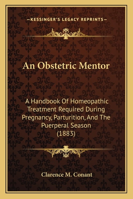 An Obstetric Mentor : A Handbook Of Homeopathic Treatment Required During Pregnancy, Parturition, And The Puerperal Season (1883) (Paperback)