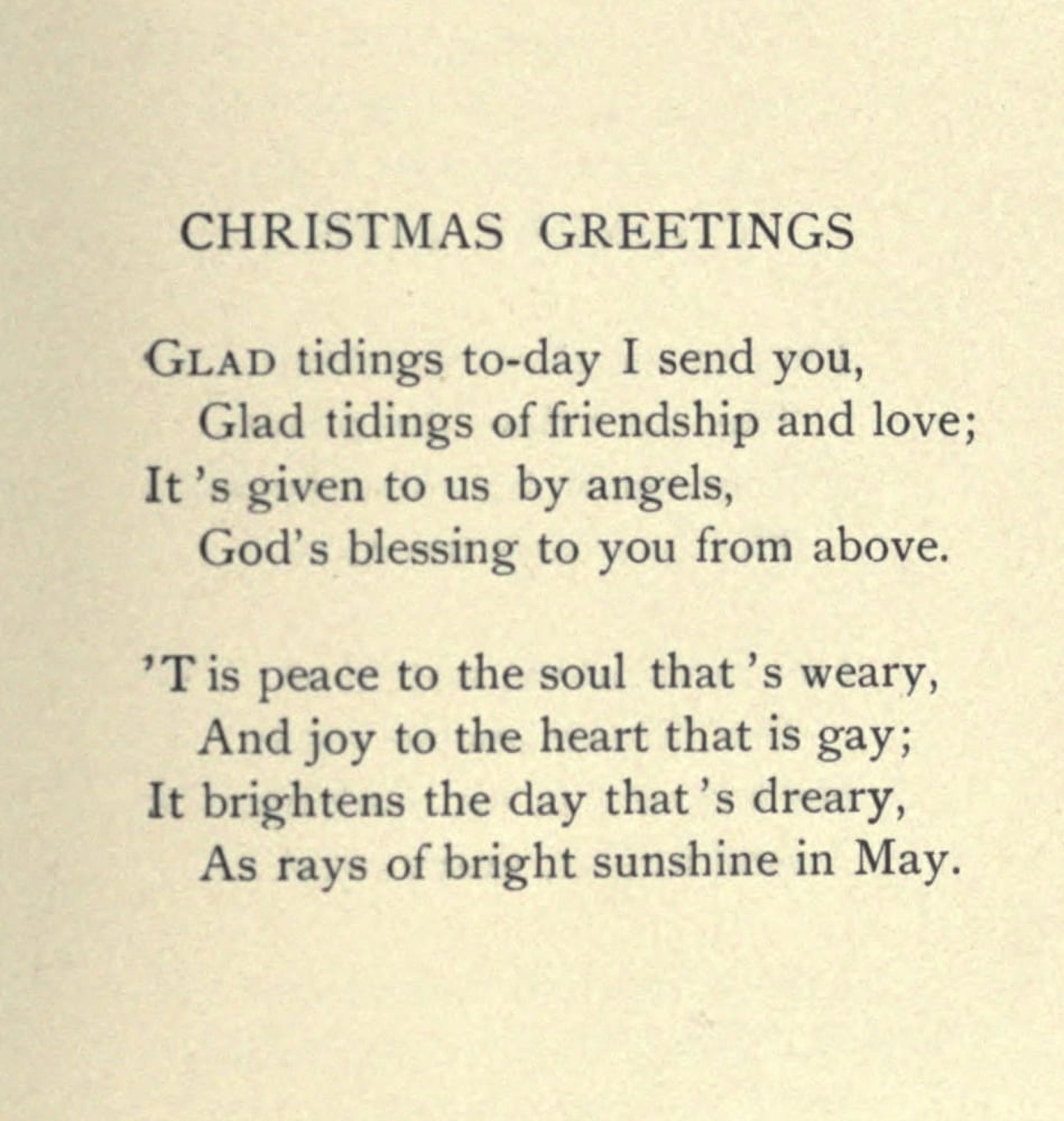 An Offering 1898 Christmas Greetings Canvas Art - AM Barton (18 x 24)