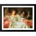 thumbnail image 1 of An Offering 36x28 Large Black Wood Framed Print Art by Frank Dicksee, 1 of 2