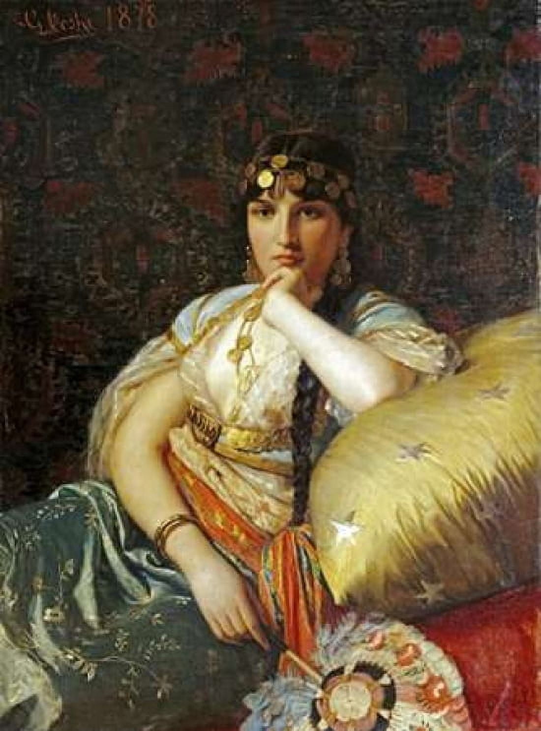 An Oriental Beauty Canvas Art - Giovanni Costa (18 x 24)