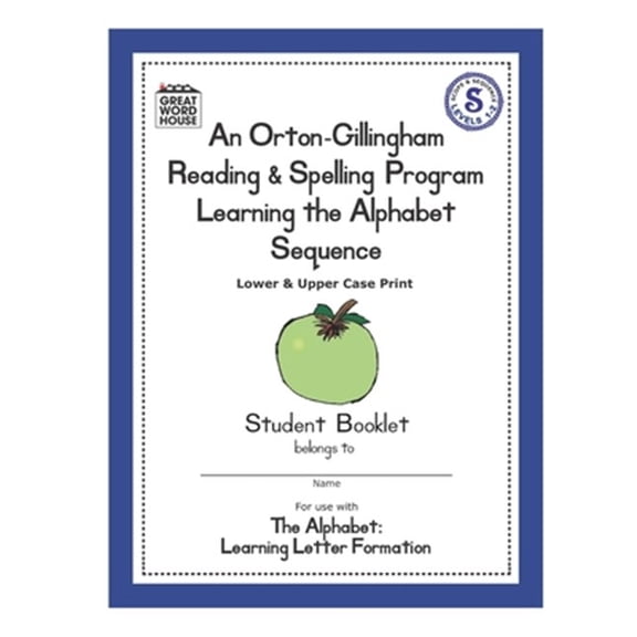 Pre-Owned An Orton-Gillingham Reading & Spelling Program Learning the Alphabet Sequence: Upper and Lower Case Print