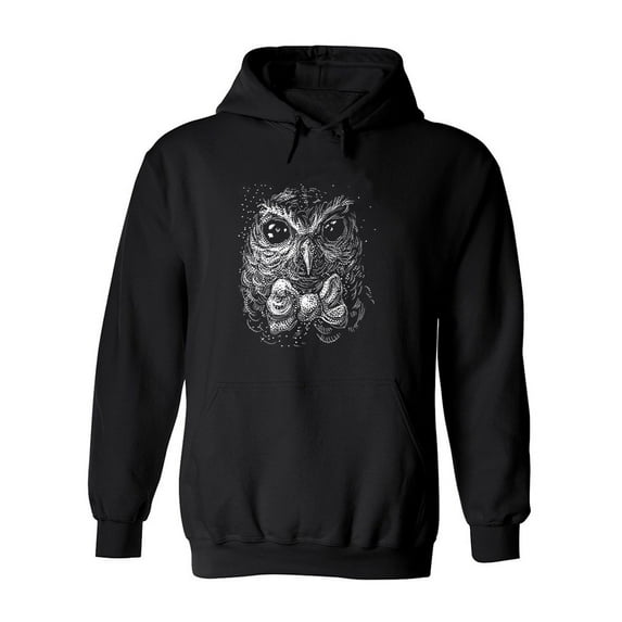 An Owl Hoodie Men -Image by Shutterstock, Male Medium