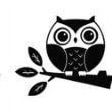 An Owl Picture Art 20"X20"- Living Room - Peel & Stick Sticker - Vinyl Wall Decal