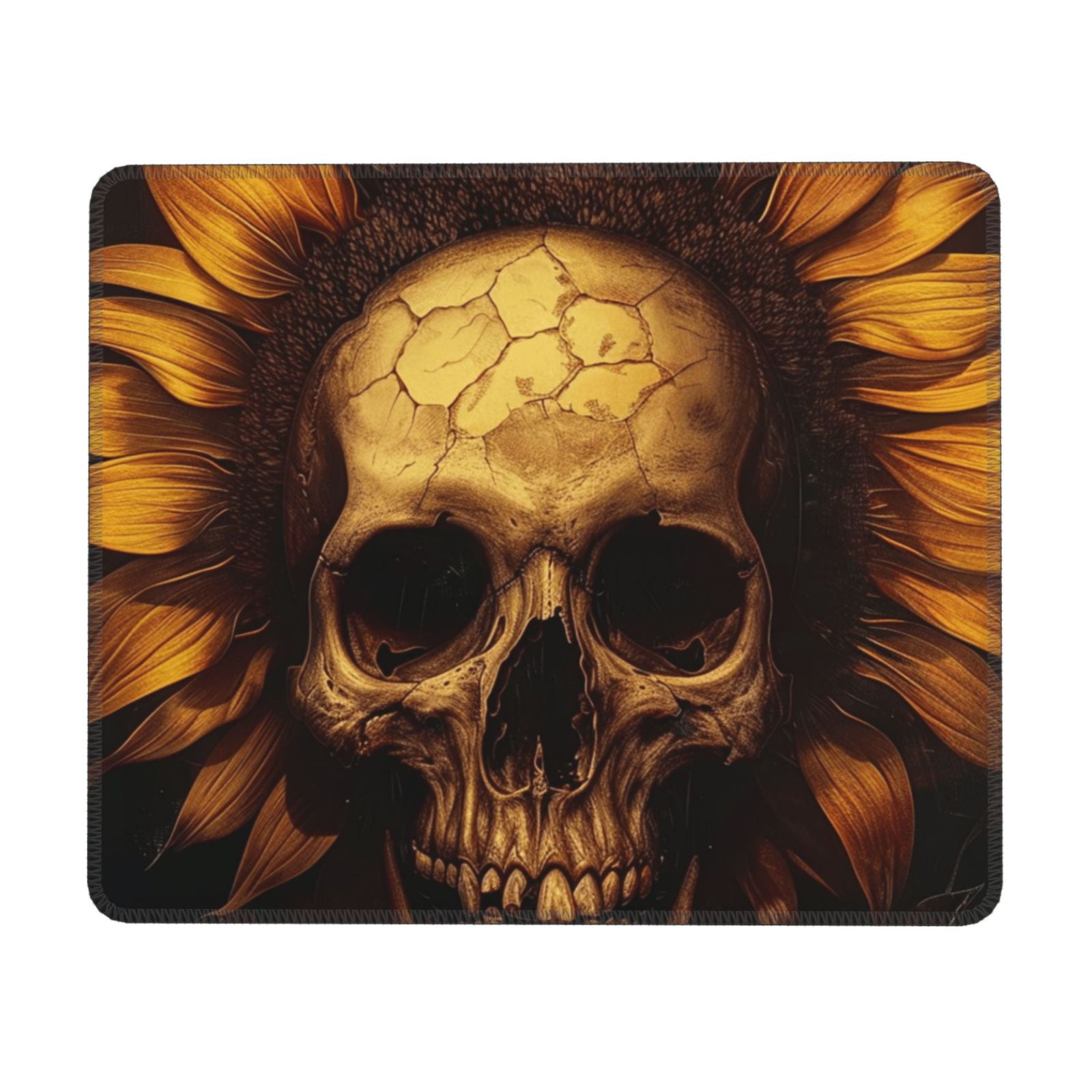 An artitic rawing of the kull Customized Mouse Pad Non slip Rubber