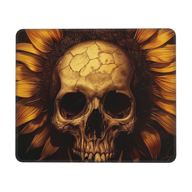 An artitic rawing of the kull Customized Mouse Pad Non slip Rubber