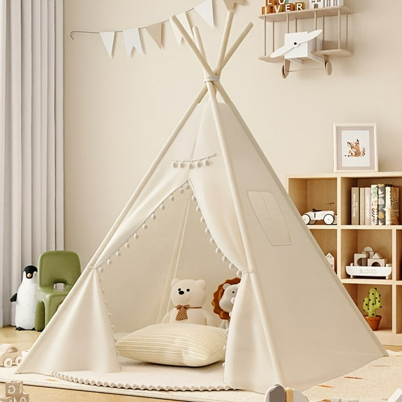 An elegant all-season pet tent available in 3 colors - stylish, washable, and portable with decorative lights (tent only)