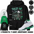 An indispensable item in your wardrobe, Jordan 5 Lucky Green Hoodie