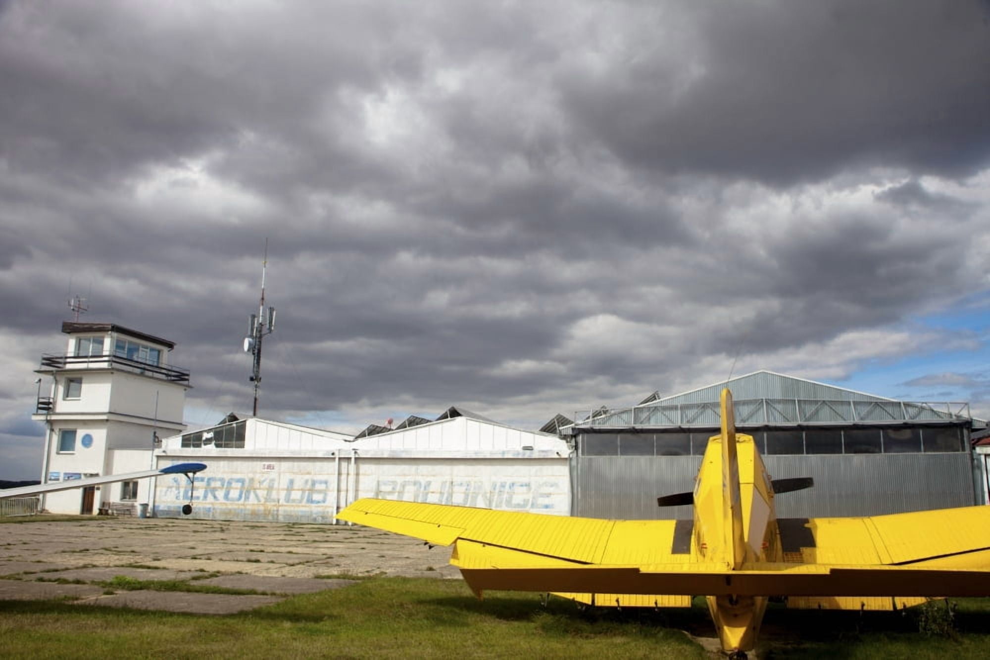 An old communist-era Zlin Z-37A crop spraying aircraft Canvas Art - Timm ZiegenthalerStocktrek Images (18 x 12)