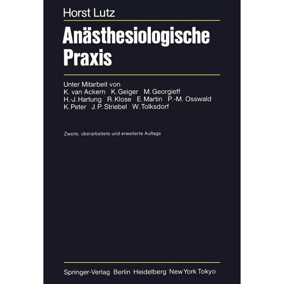 Ansthesiologische PRAXIS, (Paperback)