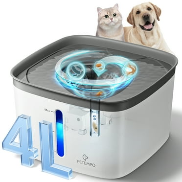 AnFeng 135oz/4L Pet Water Fountain, Automatic Water Fountain for Cats, Dogs, Multiple Pets