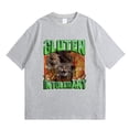 thumbnail image 1 of AnQingLueLv Print T-shirt Male Fashion Oversized Streetwear Men Women Casual Cozy Pure Cotton Short Sleeve, 1 of 5