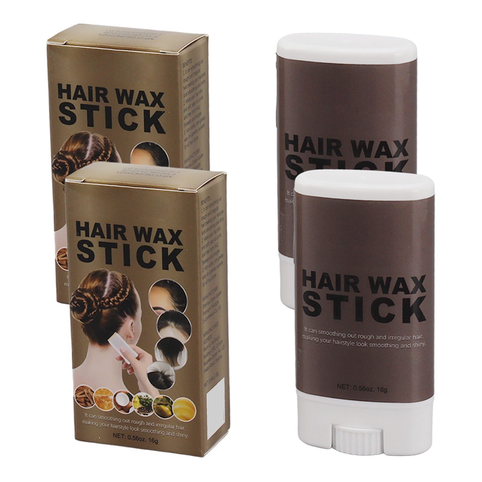 AnWoor Hair Wax Stick, Styling Wax for Smooth Wigs, Nongreasy Pomade