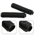 thumbnail image 1 of Ana 1 Pair Motorcycle Front Fork Gaiters Dust Cover Boots Rubber For 230x70mm, 1 of 9