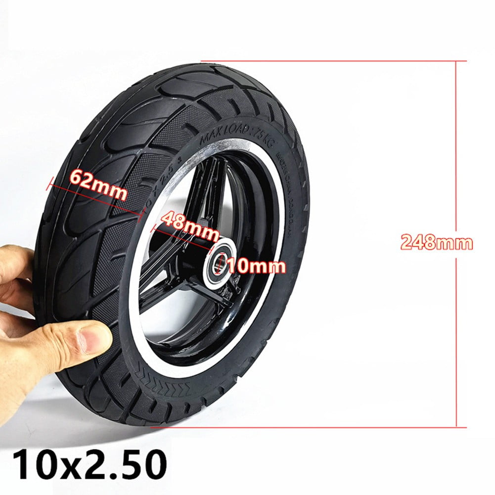 Ana 10 Inch Electric Scooter 10x2.50 Solid Tyre With Wheel Hub Assembly ...