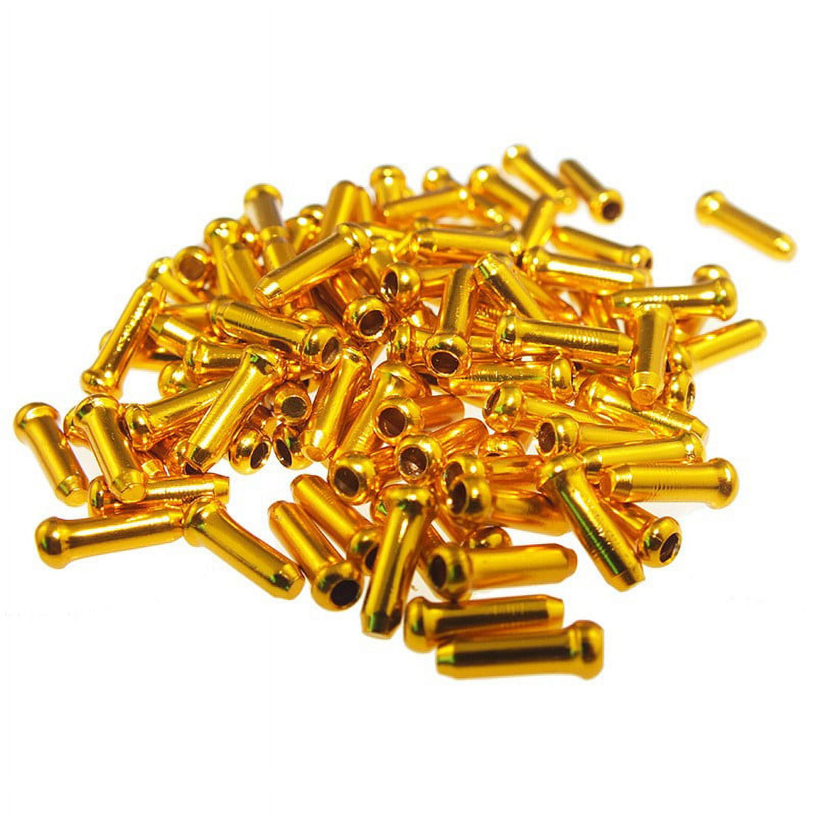 Ana 100pcs Shift Cable Tips Brake Gear Cable Line End Cap Ferrules for Bike Bicycle