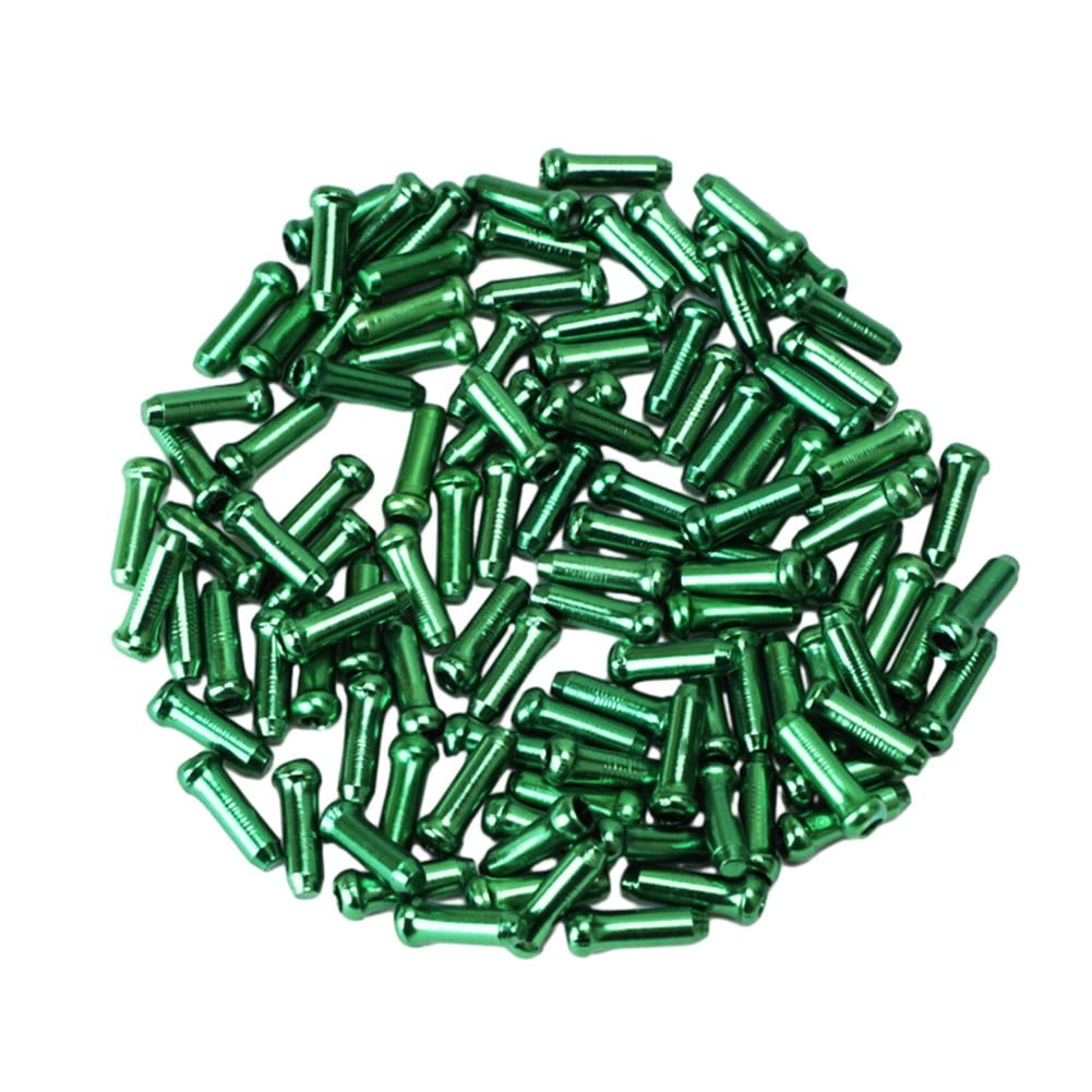 Ana 100x aluminum cable end cap crimp ferrule tip steel wire bike road