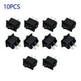 thumbnail image 1 of Ana 10Pcs Auto Car Truck Boat Round Rocker 250V 3A 2-Pin ON/OFF Toggle SPST Switches, 1 of 10