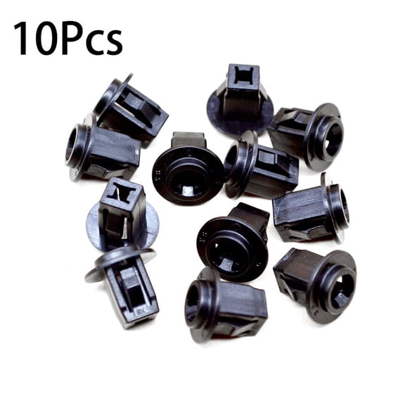 Ana 10pcs Fender Liner Flare Retainer Nut Clips Grommet For Nissan Nylon Replacement