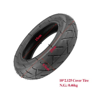  10x2.125 Tire and Inner Tube with 45° Valve Stem Compatible  with Self Balancing Scooter, Smart Electric Bike, Bicycle, Tricycle,  Stroller Replacement Wheels for 10-inch Tires with 6-inch Rims : Sports 