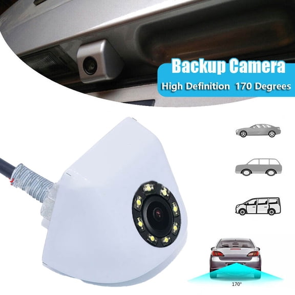 Ana 170 Car Rear View Camera HD Reverse Backup Parking 8LED Night Vision Waterproof