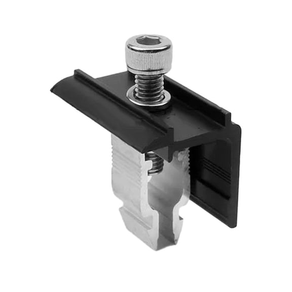 Ana 1pc Solar Bracket Mounting Clamps Middle End PV Panel Clamp Solar Rail Clip For Fixed Solar Modules Home Decor