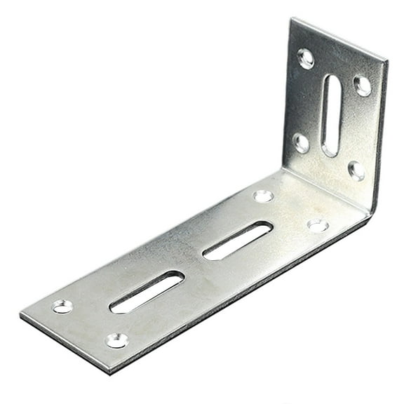 Ana 1pcs Heavy Duty Industrial L Shape 90-degree Angle Adjustable Corner Metal Shelf Brackets Rounded Corner For Home Office Garage Home Decor