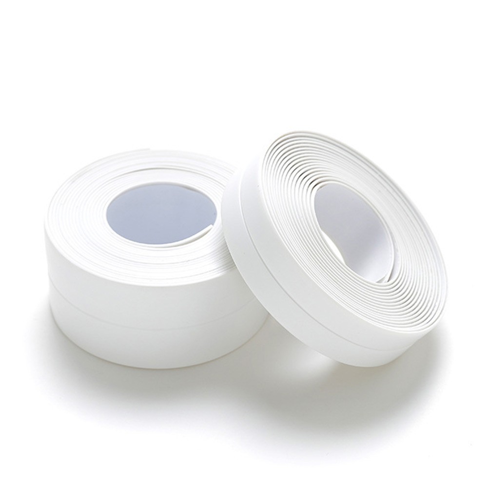 Ana 2 Roll White Caulk Strip, 0.86" x 10.5Ft Self Adhesive Caulk Tape