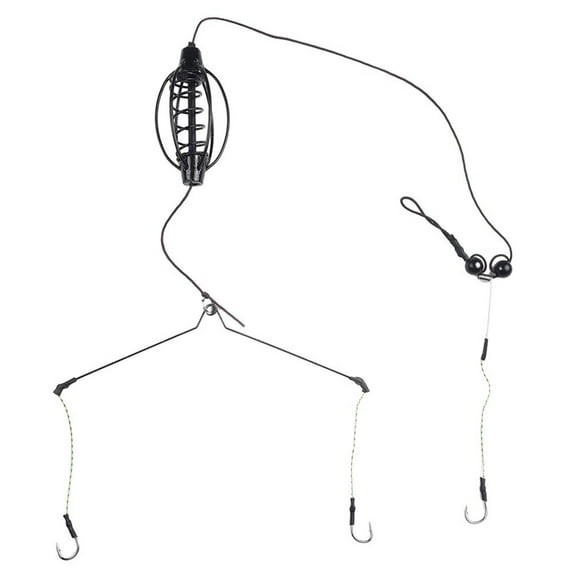Ana 20-60g Carp Fishing Method-Feeder Set Hollow Bait Cage With Sinker PE Line Metal Hook Rig For Lake & River Angling Fishing Part